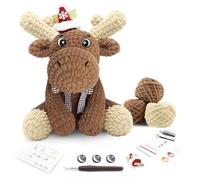 CODGP Kit de crochet pour débutants avec instructions vidéo, kit d'animaux à crocheter pour adultes et enfants avec fil et crochets，kits de crochet pour cerfs
