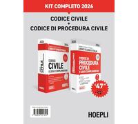 Codice civile + Codice di procedura civile. Kit completo 2026