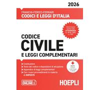 Codice civile e leggi complementari 2026. Nuova ediz.