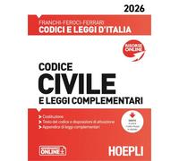 Codice civile e leggi complementari 2026. Nuova ediz.