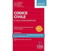 Codice civile e leggi complementari. Pocket 2025. Con aggiornamenti online