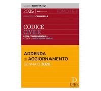 Codice civile leggi complementari e codice di procedura civile. Addenda di aggiornamento Gennaio 2026