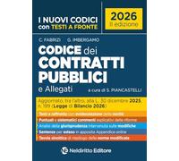 Codice dei contratti pubblici 2026 con testi a fronte