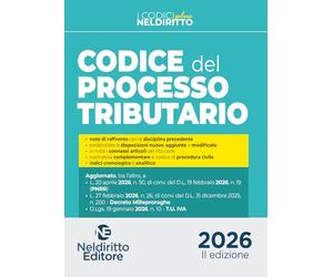 Codice del processo tributario plus 2026