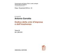 Codice della crisi d'impresa e dell'insolvenza. Art. 220-391 (Vol. 3)