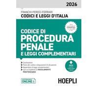 Codice di procedura penale e leggi complementari 2026. Nuova ediz.