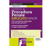 Codice di procedura penale. Esplicato minor. Con APP CODICI SIMONE per un codice sempre aggiornato