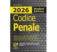 Codice penale 2026 Student edition