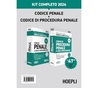 Codice penale + Codice di procedura penale. Kit completo 2026. Con espansione online