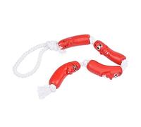 jouet pour chien chaine de saucisse en vinyl h67.5cm + corde en coton