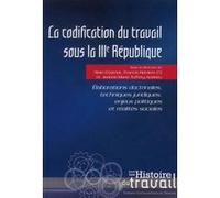 Codification du travail sous la iiie republique Pur (Auteur)