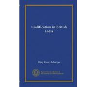 Codification in British India