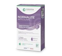 CODIFRA | Normalite Articulaire | Soutient le confort et la mobilité articulaire | Protection des cellules contre le stress oxydatif | Boswellia + Membrane d’Œuf | 60 Gélules