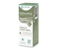 CODIFRA Complément alimentaire Normalite D3 2000 UI Immunité et capital osseux Flacon 15 ml