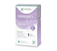 CODIFRA | Osprotect | Calcium, Magnésium, Vitamines D3 & K2 | Silice Bambou | Capital Osseux | 60 gélules