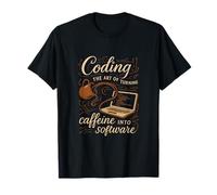 Coding Art Programmateur de Code pour café T-Shirt