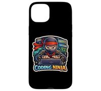 Coding Ninja Programmateur Informatique Amusant Coque pour iPhone 15 Plus