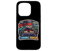 Coding Ninja Programmateur Informatique Amusant Coque pour iPhone 15 Pro