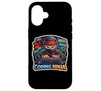 Coding Ninja Programmateur Informatique Amusant Coque pour iPhone 16