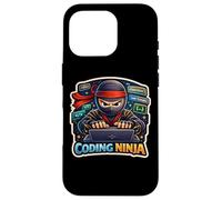 Coding Ninja Programmateur Informatique Amusant Coque pour iPhone 16 Pro