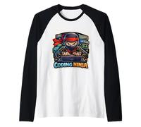 Coding Ninja Programmateur Informatique Amusant Manche Raglan
