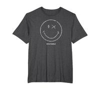Coding Smile T-Shirt, Homme Grandes Tailles, Chiné Foncé, 5X Tall