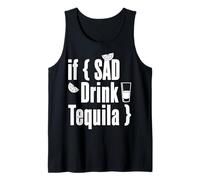 Coding Tequila Funny Tequila Lover Débardeur