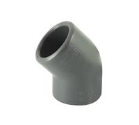 Coude PVC pression 45° F/F à coller - diamètre 63 CODITAL