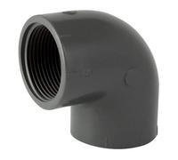 Codital Coude 90° PVC Pression à Visser FF 3/4" de Raccord PVC Pression