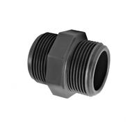 Mamelon double mâle PVC pression 26x34 CODITAL
