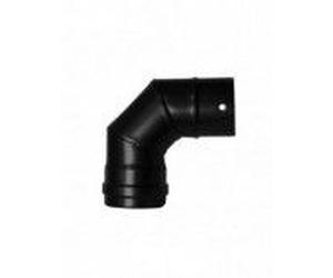 Codo Estufa Pellet Vitrificado Ø80 mm 90°