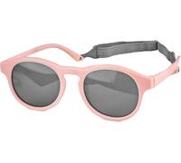 CODOMOR lunettes de soleil bébé 0-36 mois, Protection UV400 Polarisée, avec étui à lunettes de soleil et chiffons de nettoyage, bandeau ajustable, monture polarisée flexible - Pour Enfant (Rose)