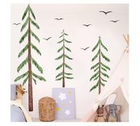 Codulu Autocollants muraux en forme d'arbres de la forêt pour chambre d'enfant, salon, cuisine, canapé, arrière-plan TV, décoration murale
