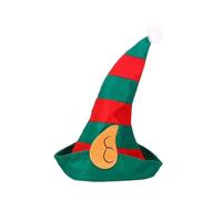 Codulu Chapeau de Noël,Chapeau de Lutin,Chapeau de Noël pour la Veille de Noël,Le Nouvel an et Les fêtes de Fin d'année,Adultes et Enfants-A