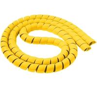 Codulu Gaine de protection de fil en spirale de 14 mm - Câble de protection recouvert de polypropylène - Gestion des fils - 2 m - Jaune/1 pièce
