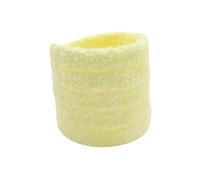 Codulu Lacets moelleux en peluche de 1,5 cm de rechange plats pour femmes, enfants, baskets, bottes athlétiques, chaussures décontractées - 120 cm, jaune, 120