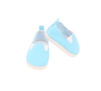 Codulu Mini chaussures de poupée 45,7 cm American Girl Doll Mode Bleu Chaussures plates Poupées Accessoires de déguisement