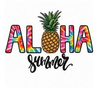 Codulu Patchs thermocollants Été Hawaï Autocollants de Transfert de Chaleur Vacances à la Plage Motif appliqué pour Bricolage T-Shirt Dos Décoration-(L)-#7