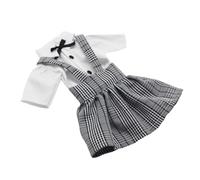 Codulu Vêtements de poupée pour poupée 1/3 America 60 cm BJD Girl Doll Chemise blanche Pinafore Robe décontractée Accessoires de costume Cadeau-B