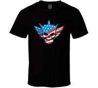 Cody Rhodes American Nightmare Skull Wrestling Fan T Shirt Black S