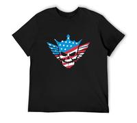Cody Rhodes American Nightmare Skull Wrestling Fan T-Shirt Mens Unisex Black Tees M