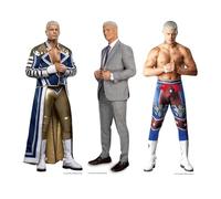 Cody Rhodes SC4578 Lot de 3 découpes en Carton sur Le Dessus de l'étagère 31 cm - Idéal pour Le thème de la WWE, Les fêtes, Les Anniversaires et Les Fans, la décoration de Chambre et Les événements