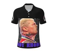 Cody Wrestler Rhodes Polo pour homme | Cadeau pour fan de lutte WWE AEW | T-shirt décontracté au design américain cauchemar pour vêtements de rue, usage quotidien, A-5., S