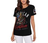 Cody Wrestler Stars T-Shirt Femme - T-Shirt catcheur WWE, décontracté et Doux, idéal pour Les Fans Large