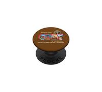 Cody Wyoming Carte Postale rétro Vintage Grande Lettre PopSockets PopGrip Adhésif
