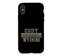 Cody Wyoming rétro Coque pour iPhone X/XS
