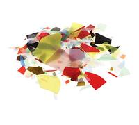 COE90 Verre fusible, verre dichroïque mélange de couleurs et de formes, accessoires de fabrication de bijoux, 56 g