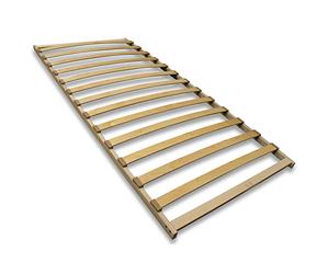 Coemo Sommier à lattes FIX 80 x 200 cm avec 13 lattes - Non réglable - Facile à monter soi-même - Cadre à lattes adapté à de nombreux types de matelas