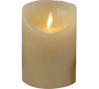 Coen Bakker Bougie LED cire véritable ivoire aspect flamme 7,5x10 cm