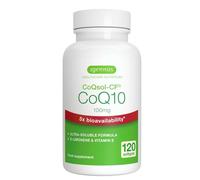 COENZYME Q10-120 Gélules, Ubiquinone à Haute Absorption, Enrichie en Vitamine E & D-Limonène, 5x plus Biodisponible, CoQ10, Formule ultra-soluble CoQsol-CF, Clean Label, 1-par-jour - par Igennus